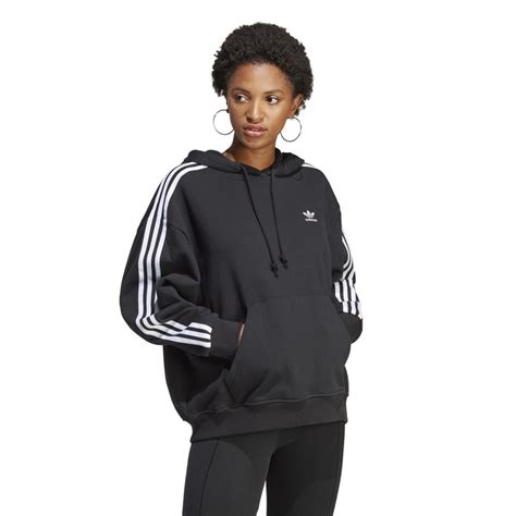 kapuzenpullover damen schwarz adidas